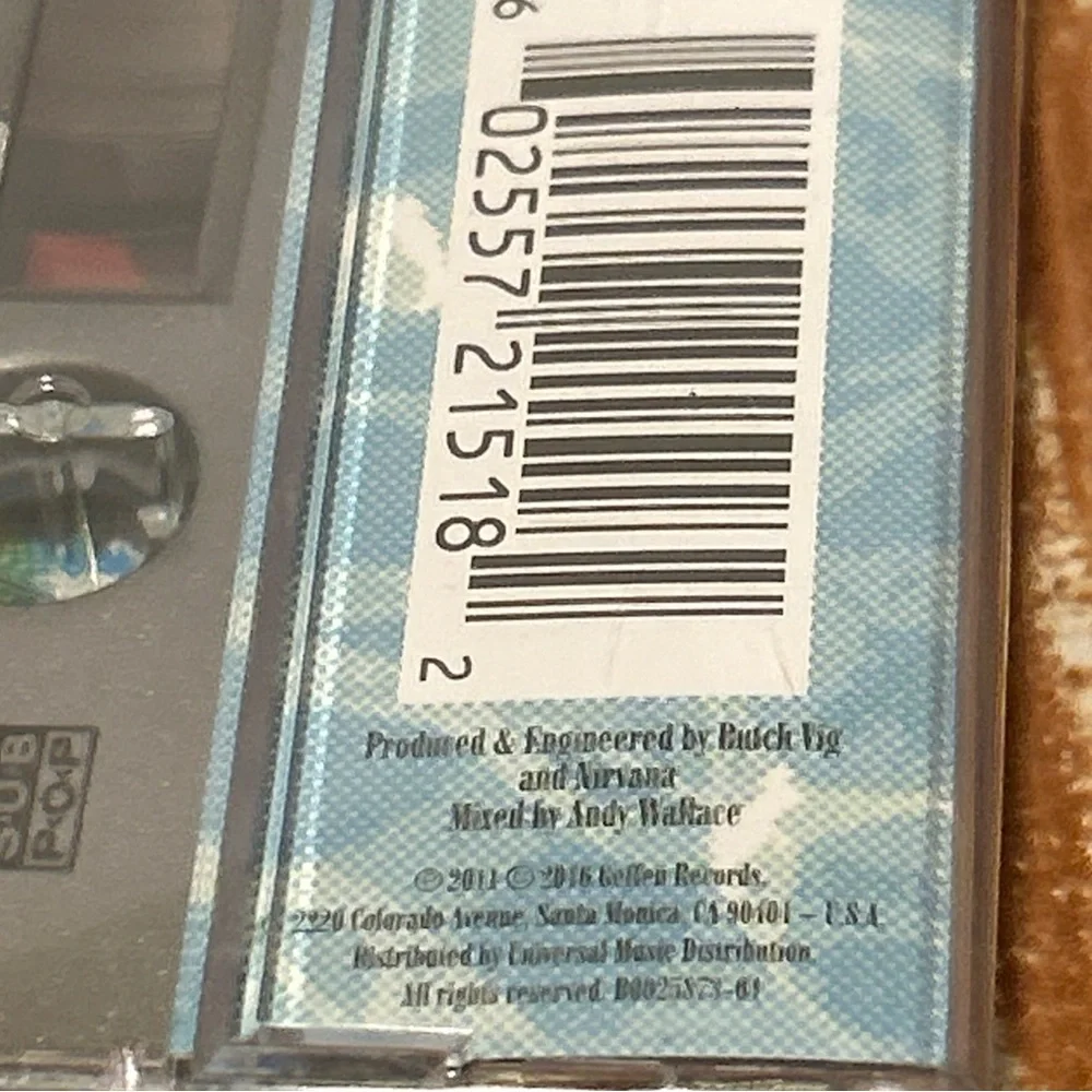 New NIRVANA Nevermind SEALED Cassette TAPE Silver Japan 2016 Limited RARE - Picture 5 of 13